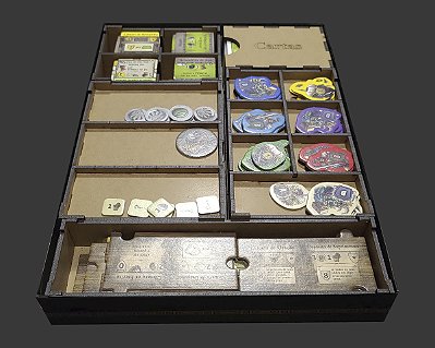 Organizador (INSERT MDF) para Caverna: Demônios Frenéticos