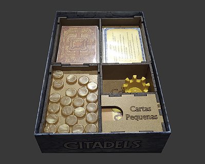 Organizador (INSERT MDF) para Citadels (2° Edição - Revisada)
