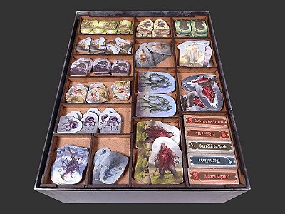 Organizador (SOFT INSERT PARANÁ) para Gloomhaven: Presas do Leão (NACIONAL) + Board Band (Elástico)