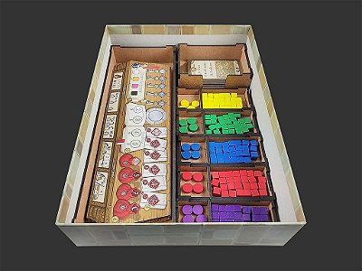 Organizador (SOFT INSERT PARANÁ) para Hansa Teutonica Big Box - COM OVERLAY