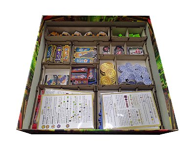 Organizador (SOFT INSERT PARANÁ) para Nucleum (Modelo 1) + Board Band (Elástico)