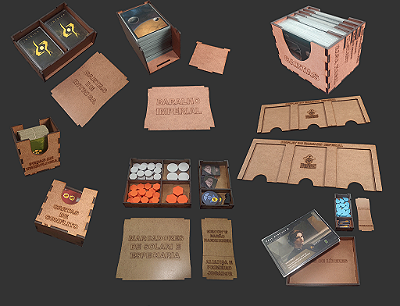 Upgrade Kit para Organizador (INSERT MDF) para Duna Imperium - do MODELO 1 para MODELO 3