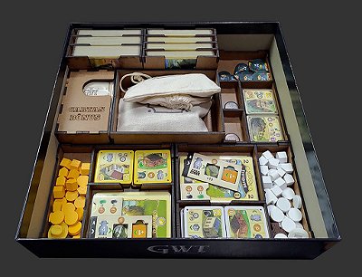 Organizador (INSERT MDF) para Great Western Trail: Nova Zelândia