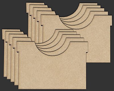 Kit de separadores para o Organizador Harry Potter - A Batalha de Hogwarts