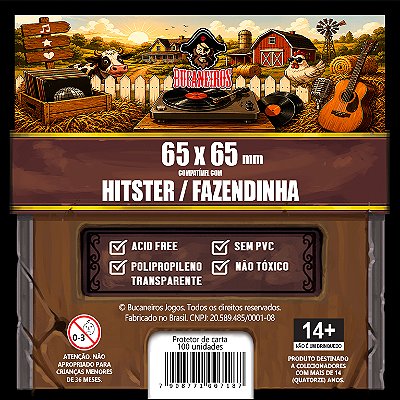 Sleeve Customizado para Fazendinha / Hitster (65 x 65)