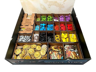 Organizador (INSERT MDF) para Cyclades: Legendary Edition