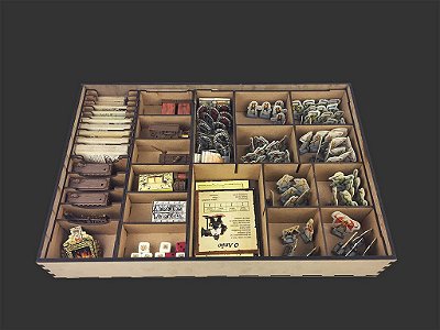 Caixa Organizadora (COM INSERT MDF) para Hero Quest