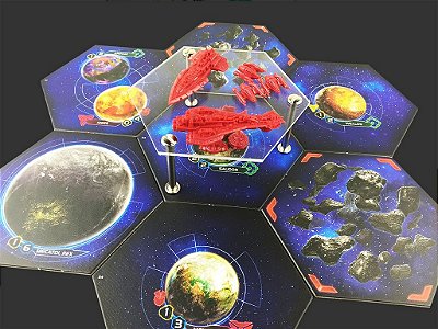 Kit de Bases de Acrílico para Twilight Imperium (4 unidades)