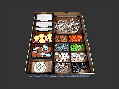 Organizador (INSERT MDF) para Coffe Rush