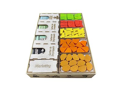 Organizador (SOFT INSERT PARANÁ) para Food Chain Magnate: The Ketchup Mechanism & Other Ideas (Nacional)