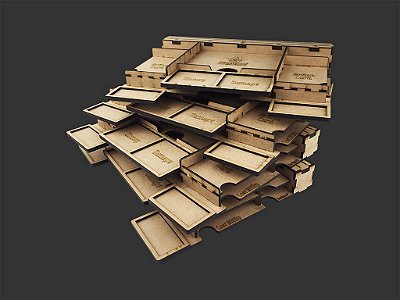Kit Dashboard para Gloomhaven (4 Unidades) - SEM CASE (Versão Internacional)
