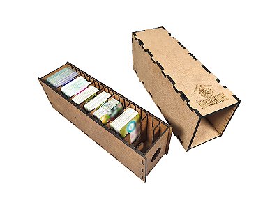 Caixa Organizadora para Card Games (Genérico) - Modelo FILEIRA Vertical - Tipo GAVETA