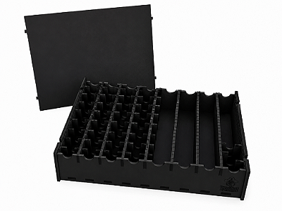 Caixa Organizadora para Figurinhas dos Álbuns Panini - Tamanho G - BLACK