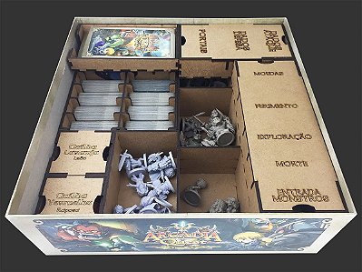 Organizador (INSERT MDF) para Arcadia Quest