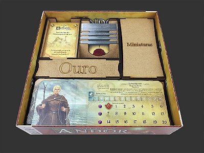 Organizador (INSERT MDF) para Lendas de Andor (Revisado)