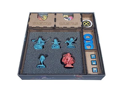Organizador (INSERT MDF) para Marvel United: X-Men - Blue Team