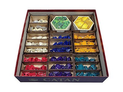 Organizador (INSERT MDF) para Catan 6ª Edição