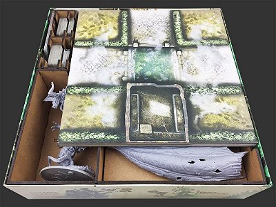 Organizador (INSERT MDF) para Zombicide No Rest for the Wicked e Friends and Foes