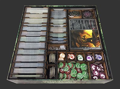 Organizador (INSERT MDF) para Arkham Horror (Modelo 2)