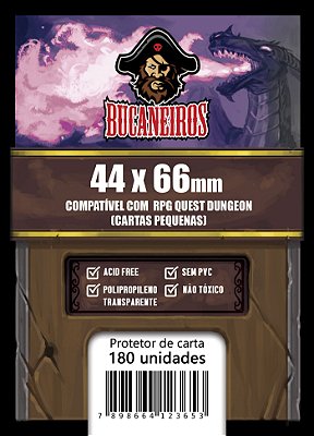 Sleeve Customizado para RPG Quest - Dungeon (Cartas pequenas - 44 x 66)