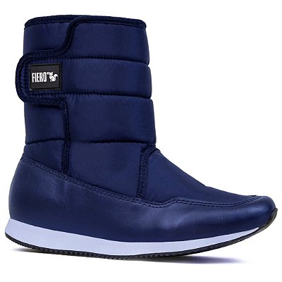 Bota feminina RUNNY PADDED forrada em lã sintética MARINHO REF.:21417