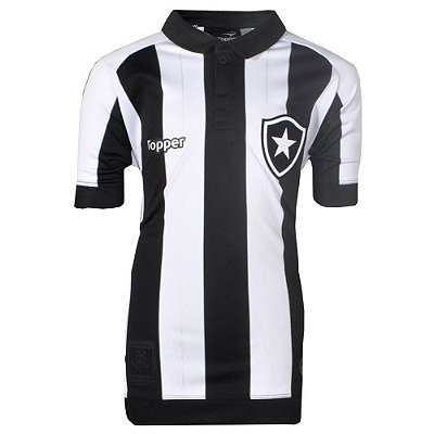 Camisa Botafogo Jogo I Juvenil 2017 Topper Camisa Botafogo Jogo I Juvenil 2017 Topper