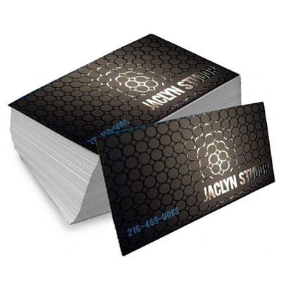 Cartões De Visita Couchê 300g 4x0 Lam. Fosco Verniz Localizado Frente - 500unid.