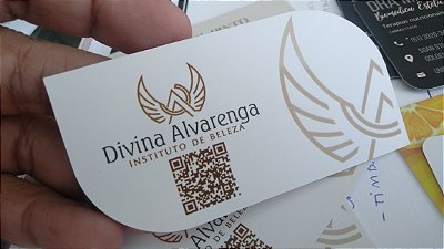 Cartões De Visita Couchê 300g 4x4 Cor Bopp Fosco Verniz Localizado Frente e Verso -  Faca Folha - 1000 Unid.