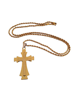 Corrente em Aço Inoxidável com cruz