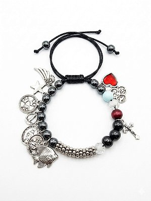 Pulseira A Grande História De Jesus Passos De Cristo Com Berloques