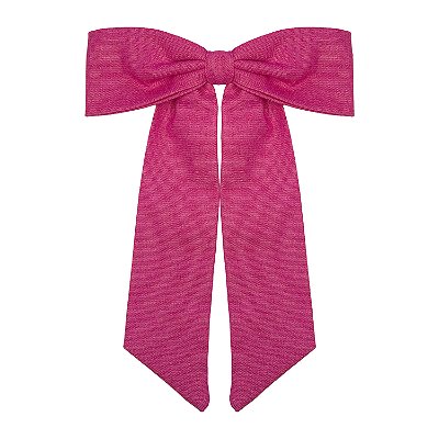 Maxi Laço de Linho Pink