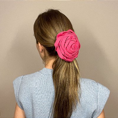 Flor Emily de Linho Pink