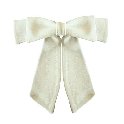 Laço Lívia P de Crepe Branco