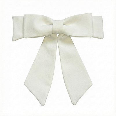 Laço Lívia M de Crepe Branco