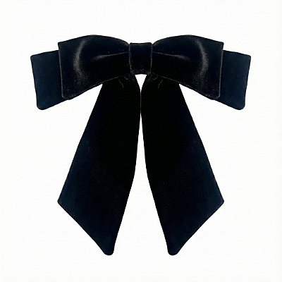 Laço Lívia M de Veludo Preto