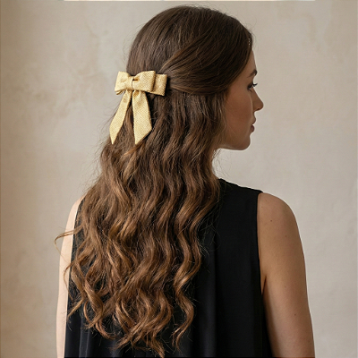 Laço Lívia P Lurex Dourado