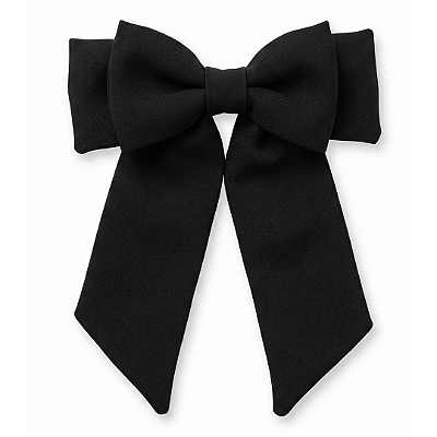 Laço Ísis Crepe Preto