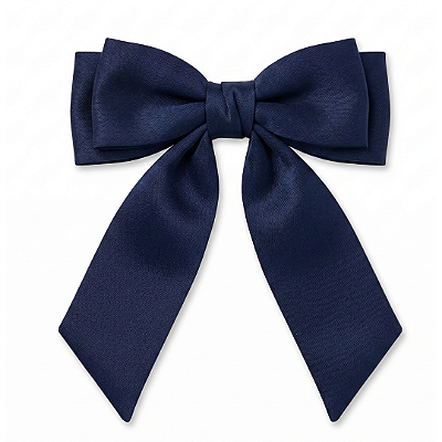 Laço Maya P Crepe Azul Marinho