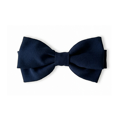 Laço Luana Crepe Azul Marinho