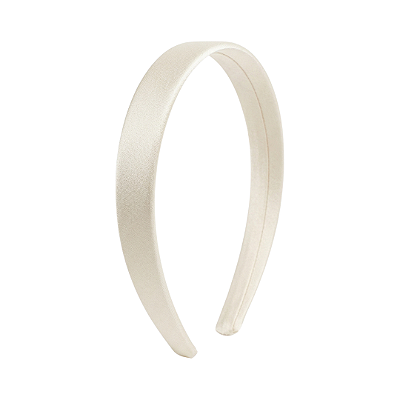 Tiara Flat P de Cetim Off White