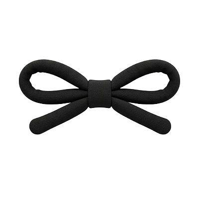 Laço Filippa de Crepe Preto