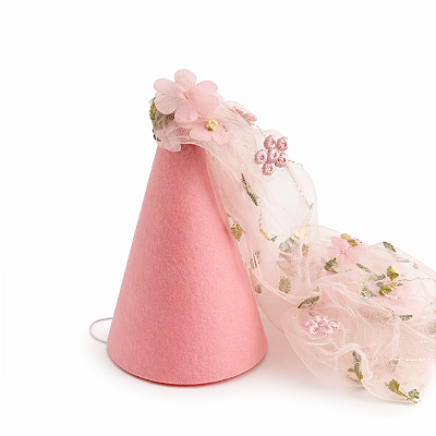 Chapéu de Aniversário Rosa Claro