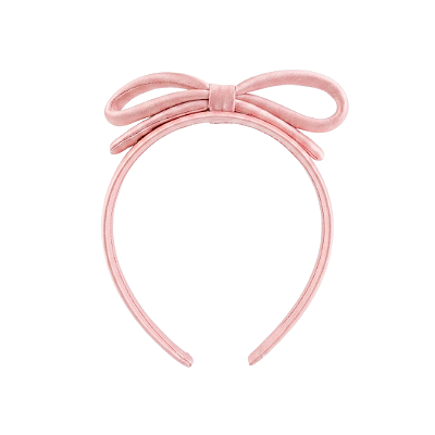 Tiara Jade Cetim Rosa Claro