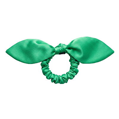 Elástico com Mini Laço de Cetim Verde
