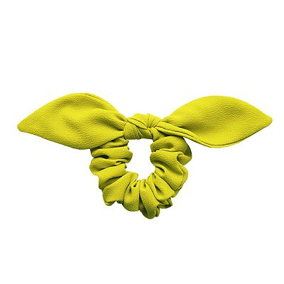 Elástico com Mini Laço de Crepe Verde Limão