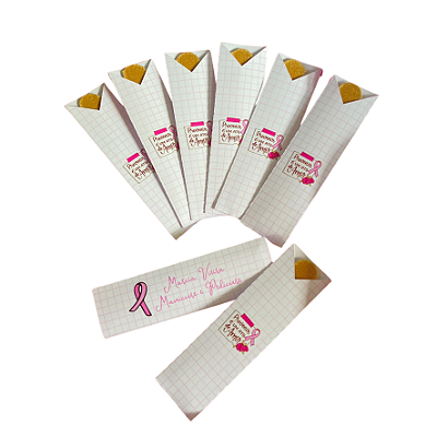 100 mini lixa de unha outubro rosa