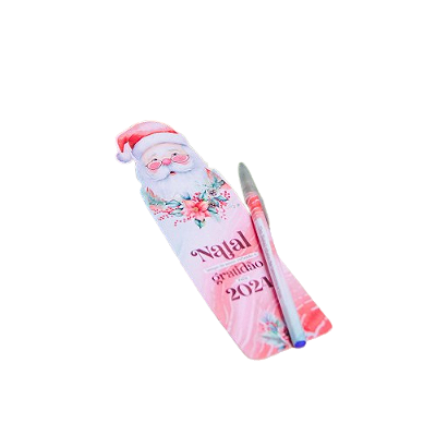 Lembrancinha card com caneta 10 unid