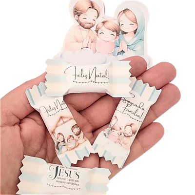 100 balinhas personalizadas de natal