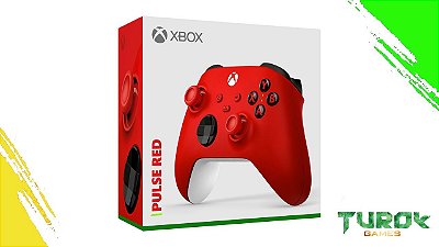 Controle Sem Fio Xbox Pulse Red - Series X, S, One - Vermelho SEMINOVO