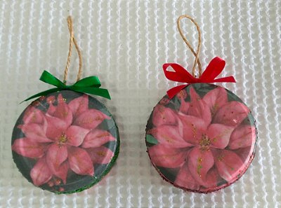 Kit de Enfeites Natalinos - Flor de Natal